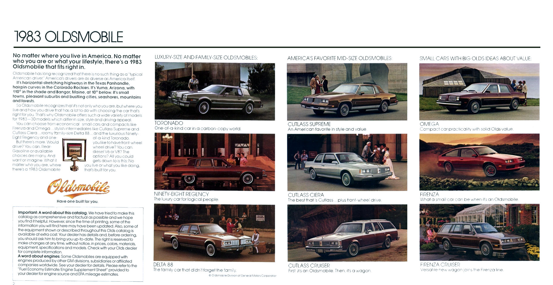1983 Oldsmobile Cutlass Brochure Page 6